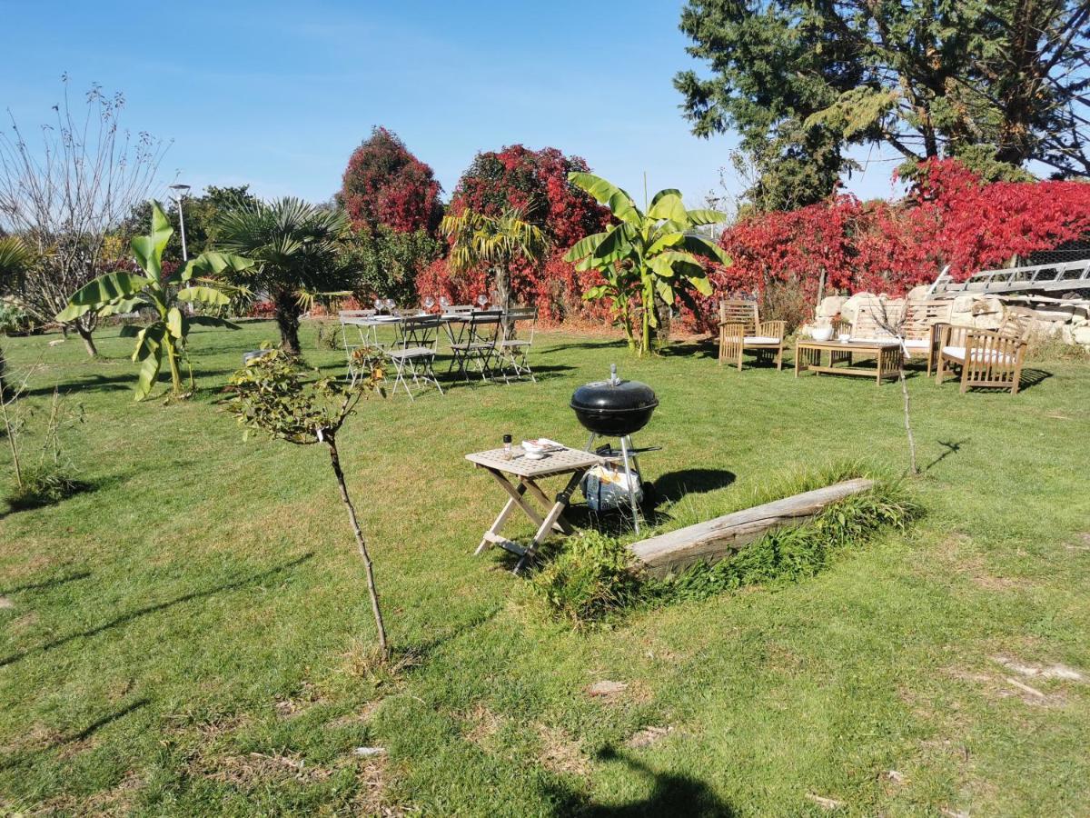 Jolie Villa Avec Piscine Dans Le St Emilionnais Sainte-Terre Esterno foto
