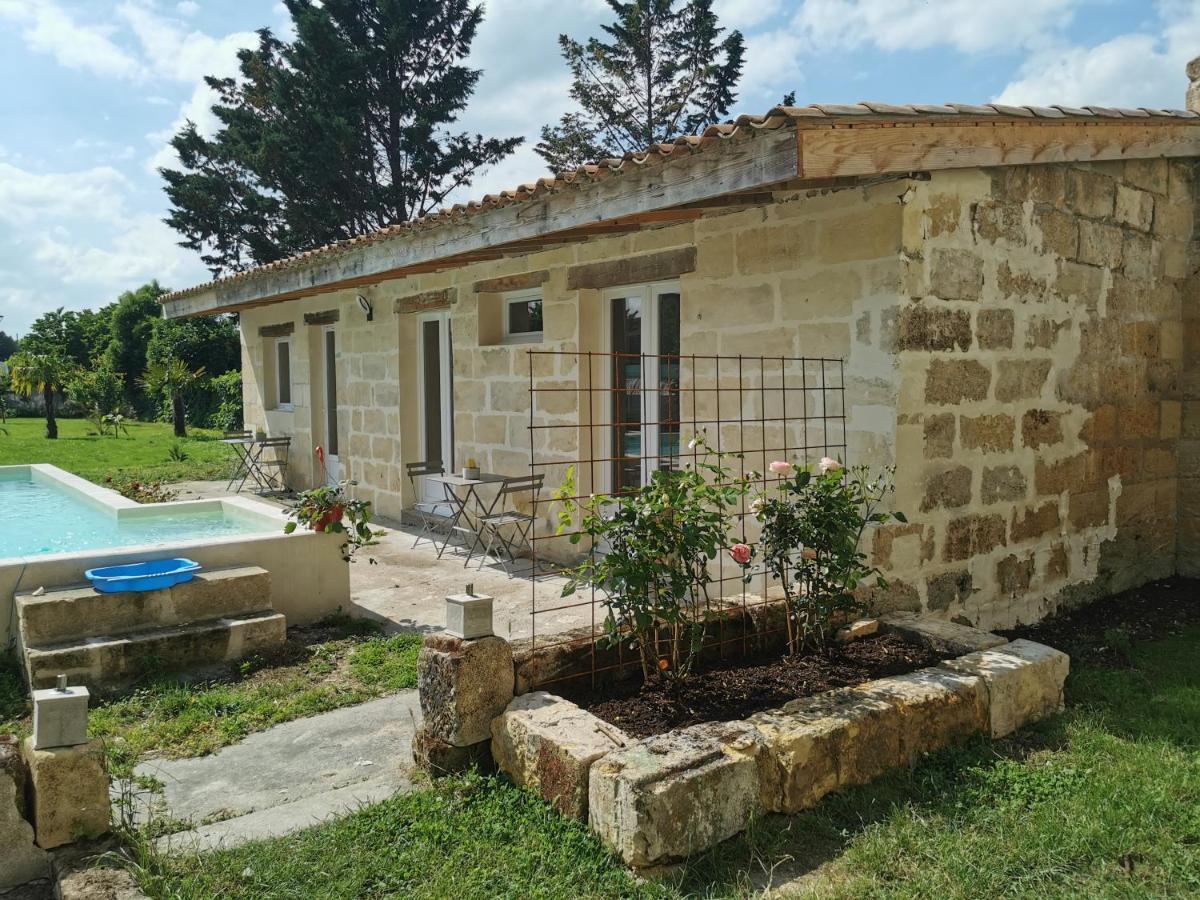 Jolie Villa Avec Piscine Dans Le St Emilionnais Sainte-Terre Esterno foto