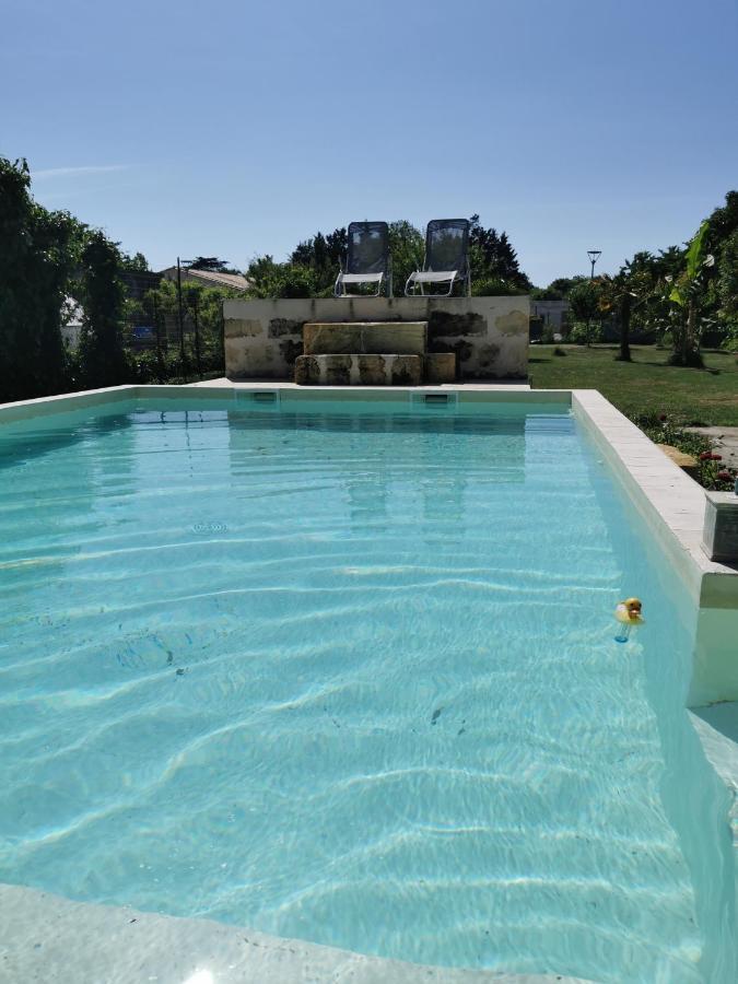 Jolie Villa Avec Piscine Dans Le St Emilionnais Sainte-Terre Esterno foto