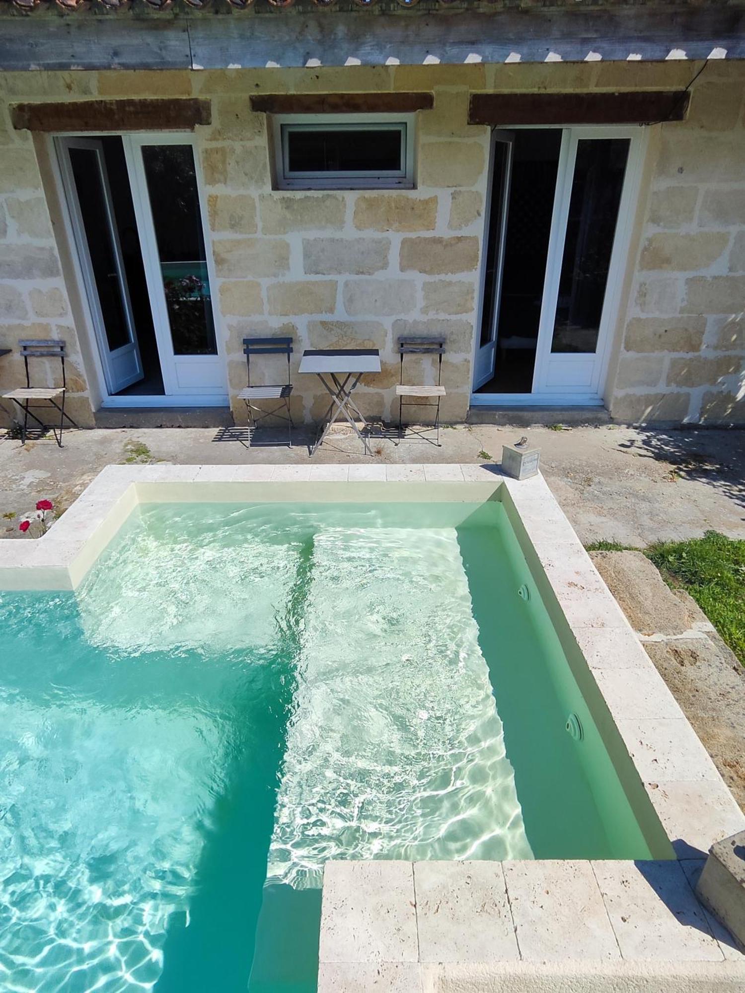 Jolie Villa Avec Piscine Dans Le St Emilionnais Sainte-Terre Esterno foto